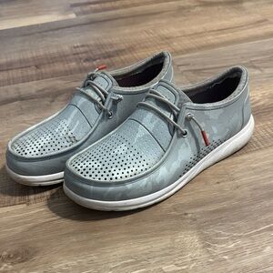 Reef Gray Perforated Sneakers